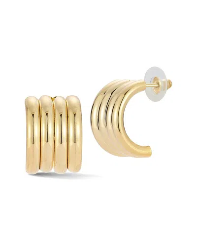 GLAZE JEWELRY GLAZE JEWELRY PLATED CHUNKY HOOP EARRINGS