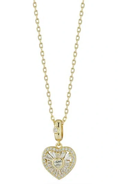 Glaze Jewelry Heart Cluster Pendant Necklace In Gold