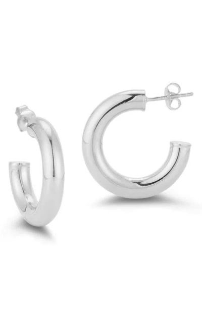 Glaze Jewelry Sterling Silver Hoop Earrings