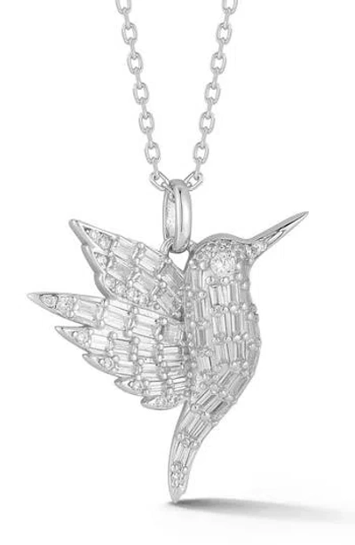 Glaze Jewelry Hummingbird Pendant Necklace In Metallic