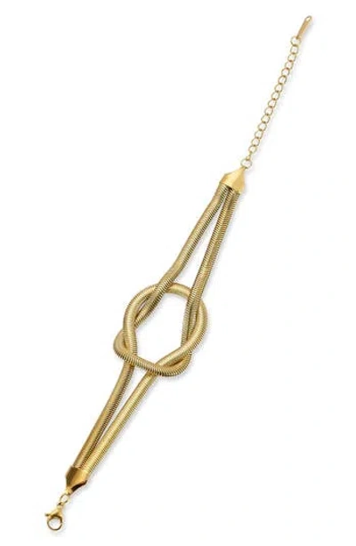 Glaze Jewelry Love Knot Bracelet In Gold