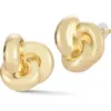 Glaze Jewelry Love Knot Stud Earrings In Gold