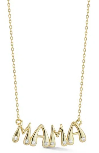 Glaze Jewelry Mama Pendant Necklace In Gold
