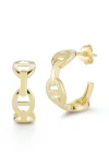 Glaze Jewelry Mariner Hoop Earrings In Gold