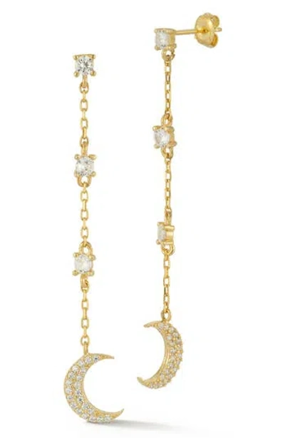 Glaze Jewelry Moon Drop Earrings In Gold