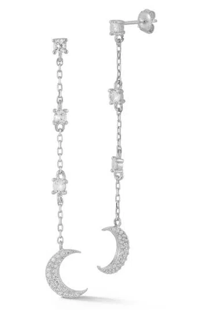 Glaze Jewelry Moon Drop Earrings In Metallic