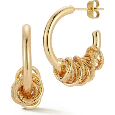 Glaze Jewelry Multi Ring Hoop Earrings In Gold