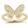 Glaze Jewelry Pavé Butterfly Ring
