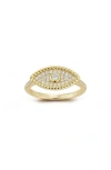 Glaze Jewelry Pavé Cubic Zirconia Evil Eye Ring