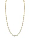 Glaze Jewelry Plated Cz Necklace In Gold