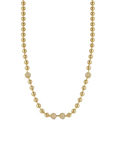 Glaze Jewelry Plated Cz Necklace In Gold