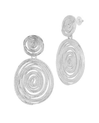 Glaze Jewelry Plated Earrings In Metallic