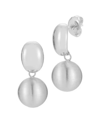 Glaze Jewelry Plated Earrings In Silver