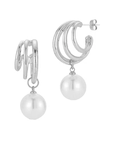 Glaze Jewelry Plated Earrings In Metallic