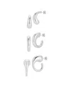 Glaze Jewelry Plated Earrings In Silver