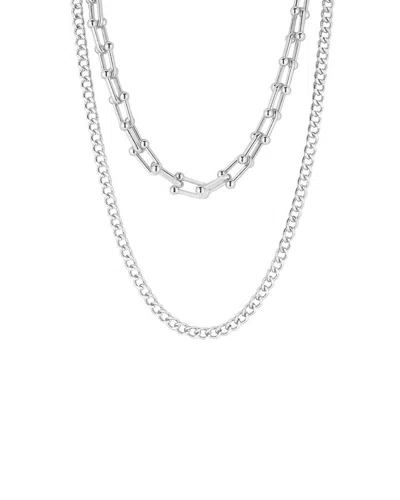 Glaze Jewelry Plated Necklace In Metallic