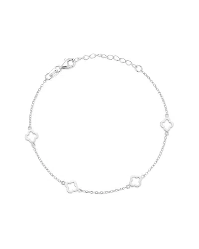 Glaze Jewelry Plated Silver Bracelet In Metallic