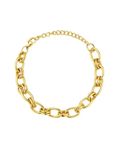 Glaze Jewelry Plated Stainless Steel Bracelet In Gold