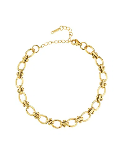 Glaze Jewelry Plated Stainless Steel Bracelet In Gold