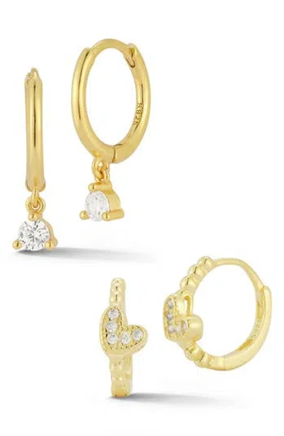 Glaze Jewelry Set Of 2 Hoop Earrings