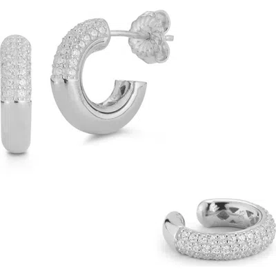 Glaze Jewelry Set Of 2 Sterling Silver Earrings