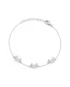 Glaze Jewelry Cubic Zirconia Butterfly Station Necklace