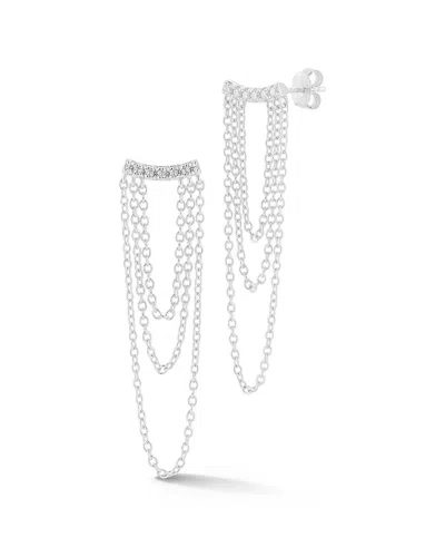 Glaze Jewelry Draped Chain Earrings In Metallic