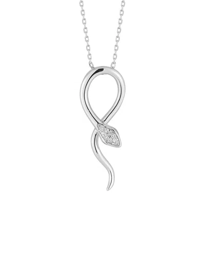 Glaze Jewelry Silver Cz Necklace