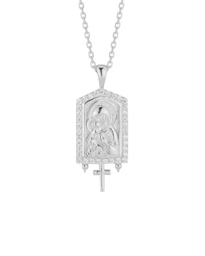 GLAZE JEWELRY GLAZE JEWELRY SILVER CZ NECKLACE