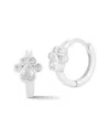 Glaze Jewelry Cubic Zirconia Paw Huggie Hoop Earrings