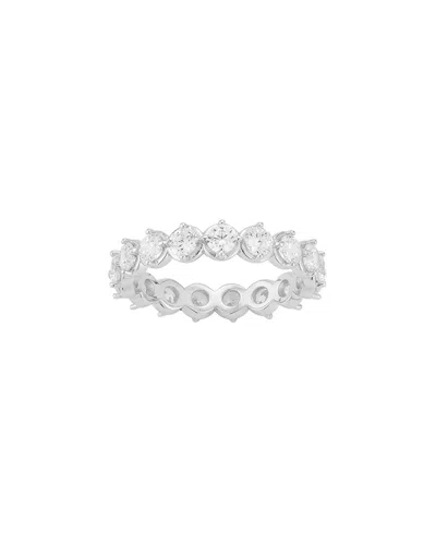 Glaze Jewelry Silver Cz Ring In Metallic
