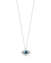 Glaze Jewelry Silver Dainty Evil Eye Necklace