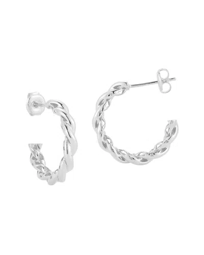 Glaze Jewelry Twisted Hoop Earrings In Yellow