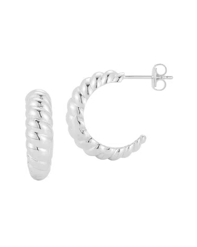 Glaze Jewelry Sterling Silver Graduated Twist C Hoops