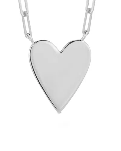 Glaze Jewelry Silver Heart Necklace