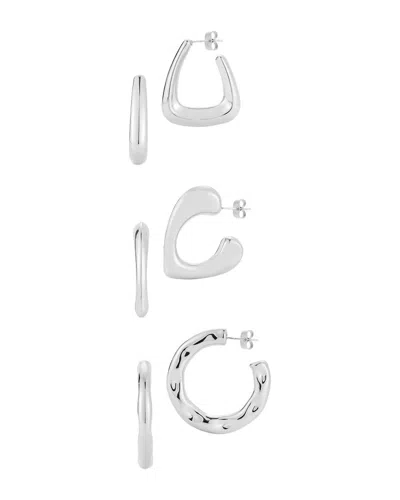 Glaze Jewelry Silver Plated Earrings In Metallic