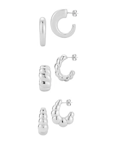 Glaze Jewelry Silver Plated Earrings In Metallic