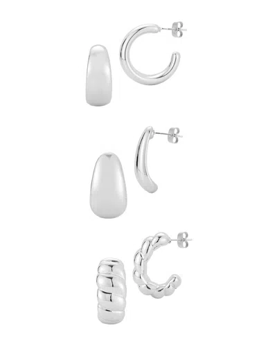 Glaze Jewelry Silver Plated Earrings In Metallic
