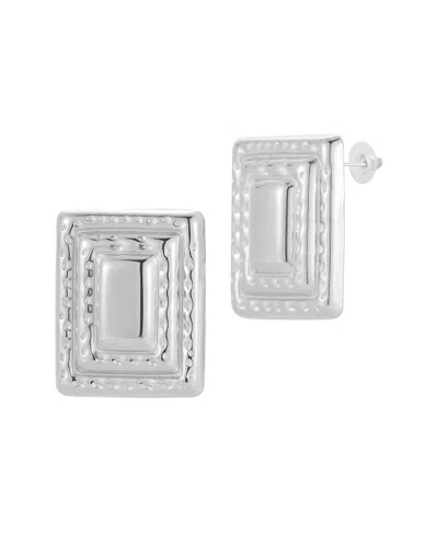 Glaze Jewelry Silver Plated Earrings In Metallic