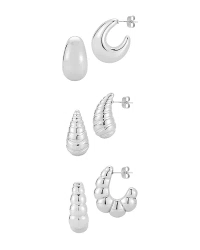 Glaze Jewelry Silver Plated Earrings In Metallic