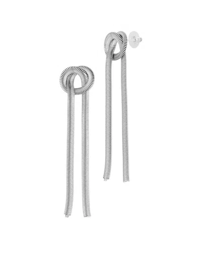 Glaze Jewelry Silver Plated Earrings In Metallic