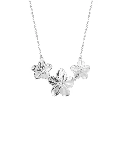 Glaze Jewelry Silver Plated Necklace In Metallic