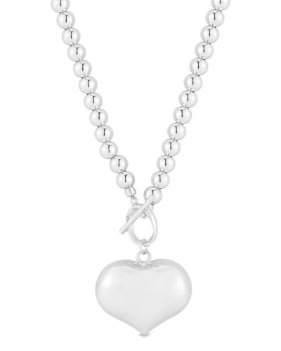 GLAZE JEWELRY GLAZE JEWELRY SILVER PLATED TOGGLE NECKLACE