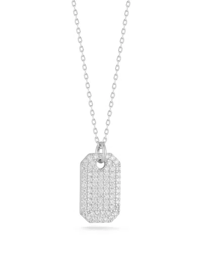 Glaze Jewelry Silver Tag Necklace