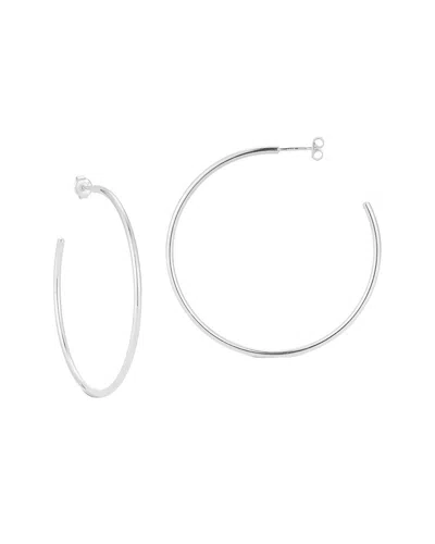 Glaze Jewelry Silver Thick Hoops