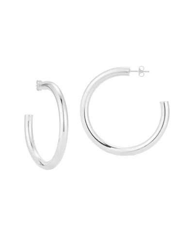 Glaze Jewelry Silver Thick Hoops