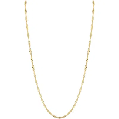 Glaze Jewelry Singapore Chain Necklace In Gold