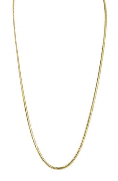 Glaze Jewelry Snake Chain Necklace In Gold