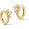 Glaze Jewelry Star Huggie Hoop Earrings In Gold