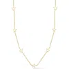 Glaze Jewelry Star Station Chain Necklace In Gold